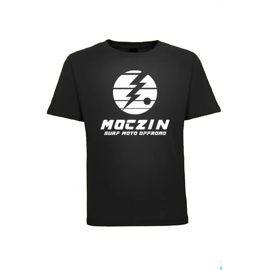 Moczin Youth Black Surf Moto Offroad T Shirt